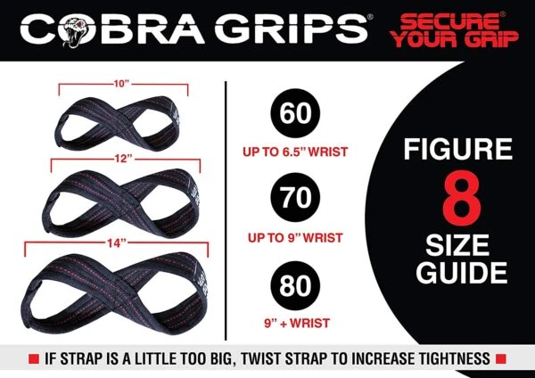 Grip Power Pads Figure 8 Lifting Straps 7 Grip Power Pads Figure 8 Lifting Straps - Image 7