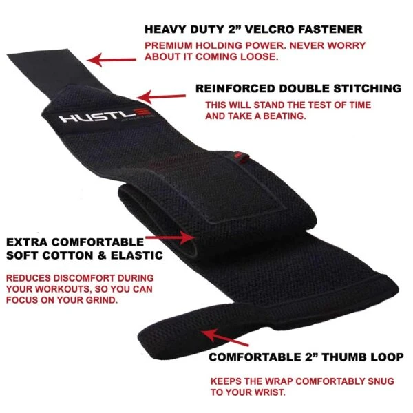 Hustle Athletics Wrist Wraps 5 Hustle Athletics Wrist Wraps - Image 5