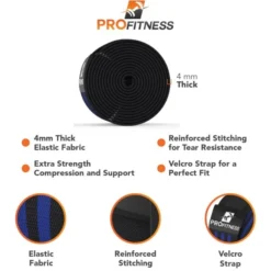 ProFitness Knee Wraps 10 ProFitness Knee Wraps -Fitness Equipment Store a424ed4bd3a7d6aea720b86d4a360f75 5d0a7526406b5 600x600 1