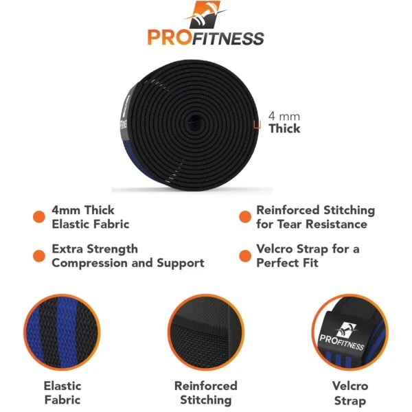 ProFitness Knee Wraps 5 ProFitness Knee Wraps - Image 5